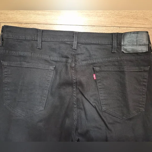 [LIKE NEW] Levi's 541 Men's Black Relaxed Fit Jeans 36 X 29 - Picture 4 of 6